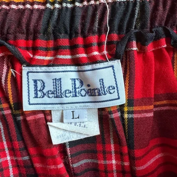 Vintage Bellepointe Plaid Long Skirt - Picture 4 of 5